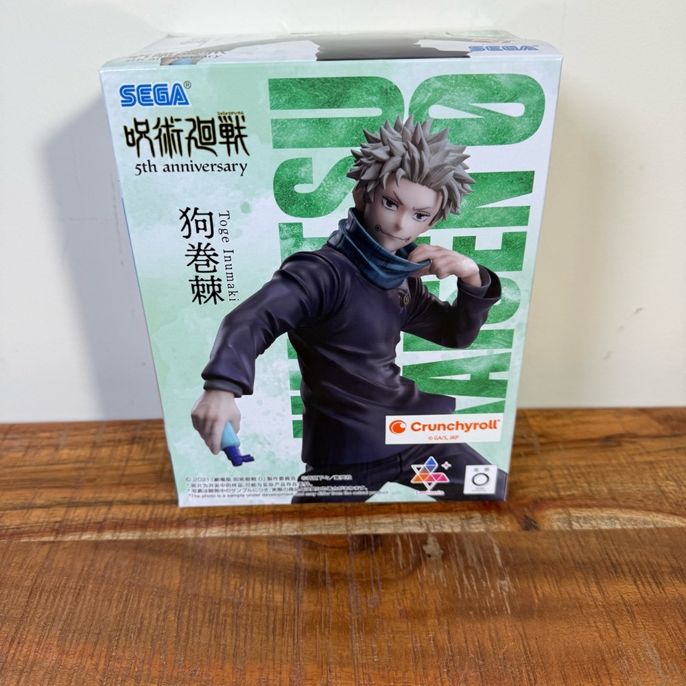 SEGA Jujutsu Kaisen Toge Inumaki Action Figure - Black and Blue